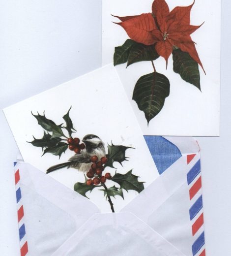 Χριστουγεννιάτικες κάρτες 2 τεμάχια